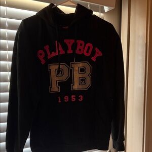 PLAYBOY Black Sweatsuit with Pink and Gold Details